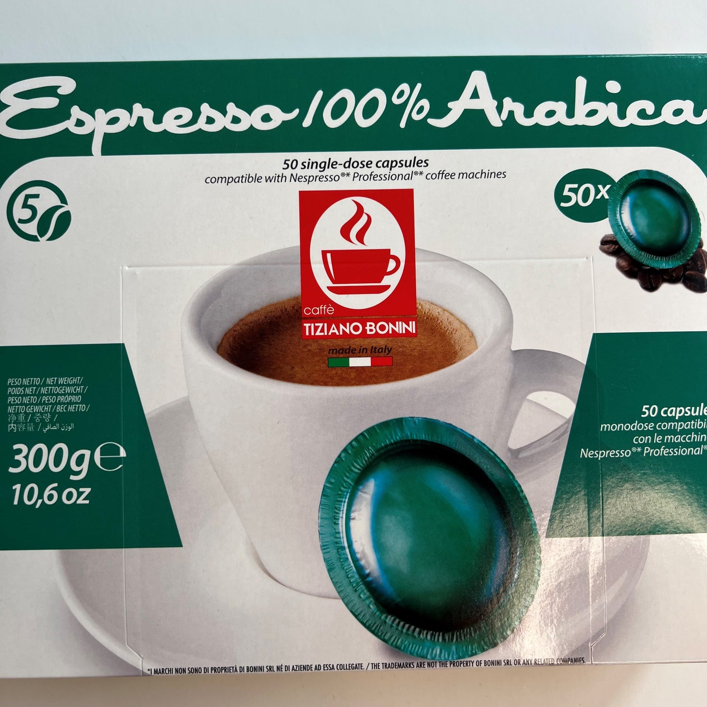 Café professionnel Arabica (50 capsules)